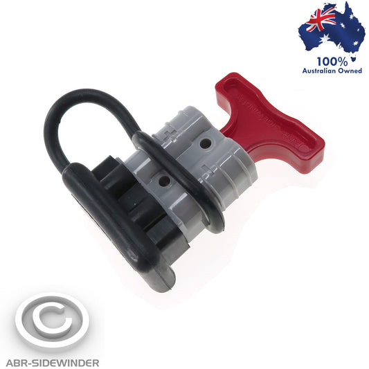 ANDERSON PLUG SET - 1 PLUG - 1 DUST CAP COVER - 1 T HANDLE FOR 50 AMP PLUGS