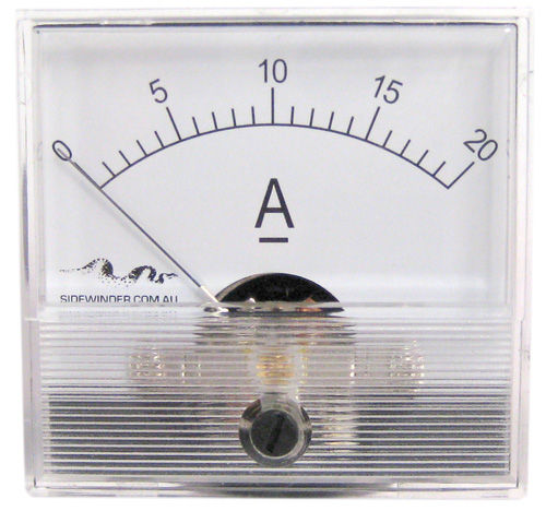 AMP METER BATTERY CURRENT MONITOR SIDEWINDER ABR 52mm