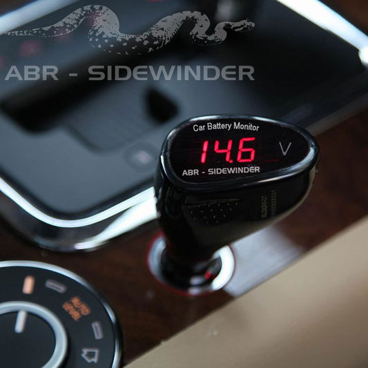 VOLT METER BATTERY GAUGE CHARGE MONITOR FITS 12v CIGAR LIGHTER SOCKET