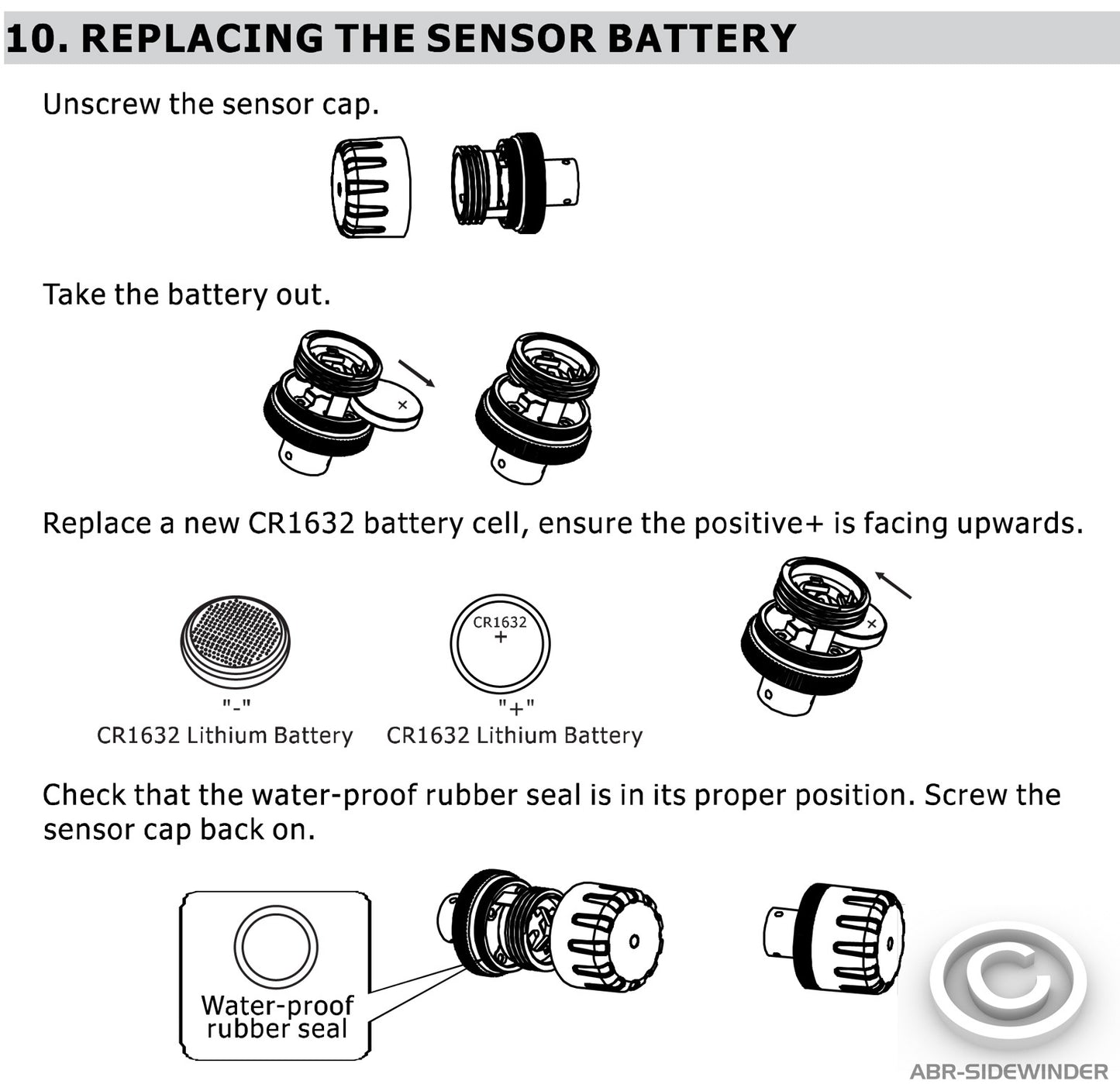 CR1632 BATTERY FOR TPMS TYRE PRESSURE MONITORING SYSTEM