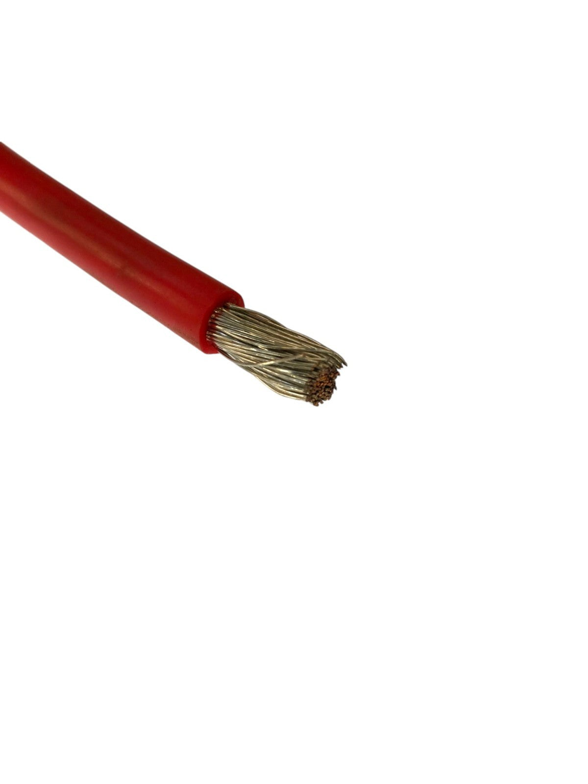 10M SILICONE DUAL BATTERY & ANDERSON PLUG WIRE - 6 B&S 6AWG 140A CABLE - RED