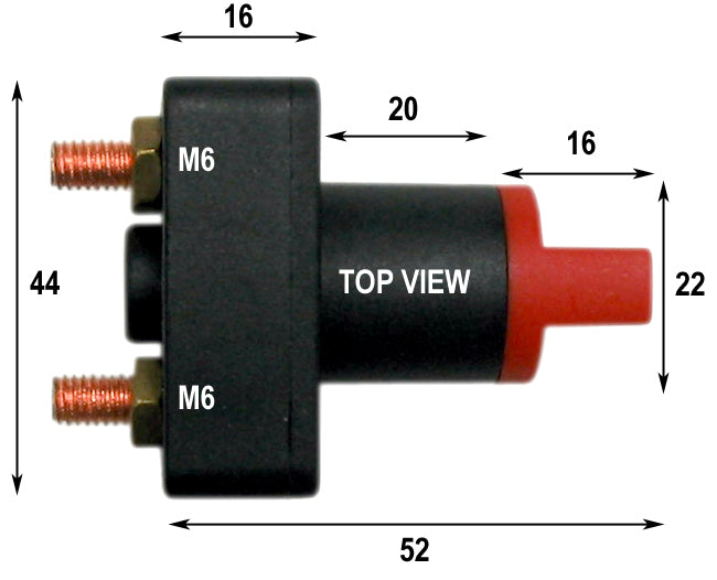 DUAL BATTERY ISOLATOR MASTER SWITCH CARAVAN CAMPER 4WD KILL SWITCH