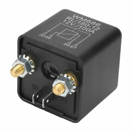 Solenoid Isolator 12V Relay 100A Automotive Switch ABR-SIDEWINDER Dual Battery