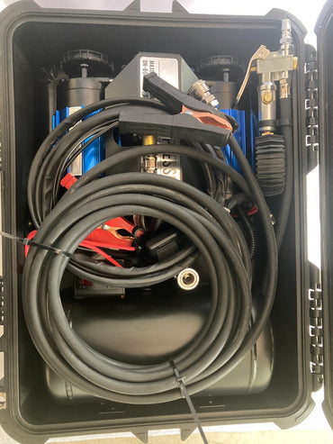 180psi Dual Air Compressor 12V Tyre inflation Caravan Twin Double Cylinder 4x4