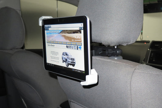 HEADREST iPAD TABLET MOUNT UNIVERSAL SIZE WITH EXTRA WINDSCREEN SUCTION MOUNT