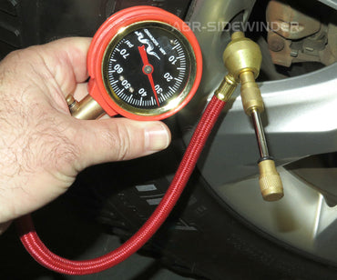 Rapid Tyre Deflator Air Deflators 4WD 4X4 with Pressure Gauge Protection bag