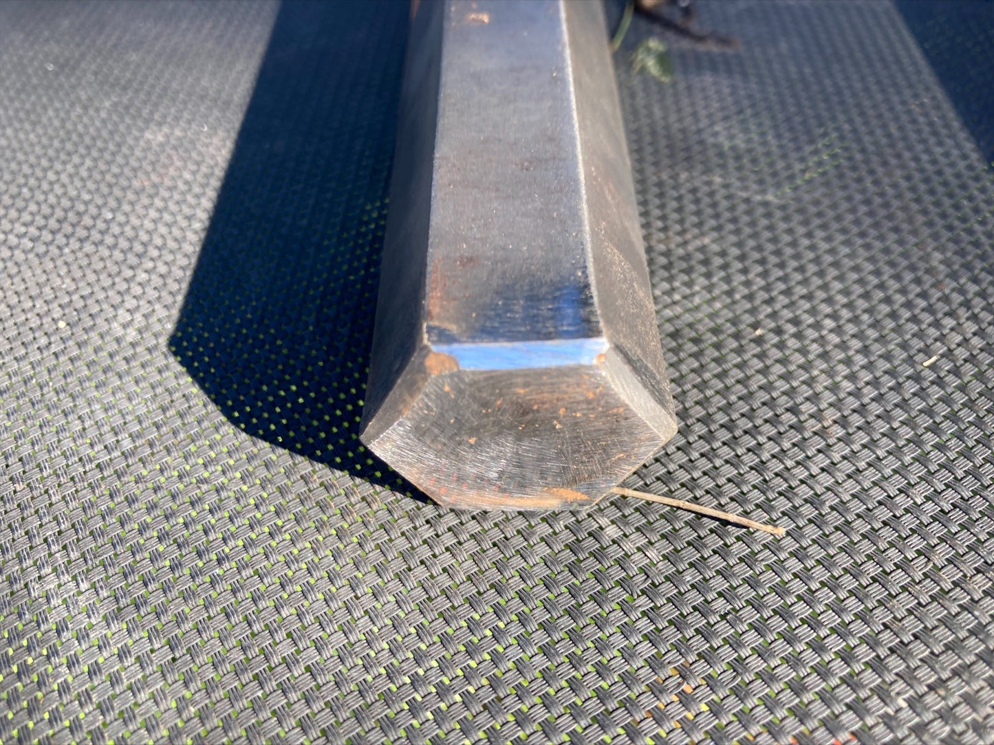 25.4mm (1") Bright Mild Steel HEX bar