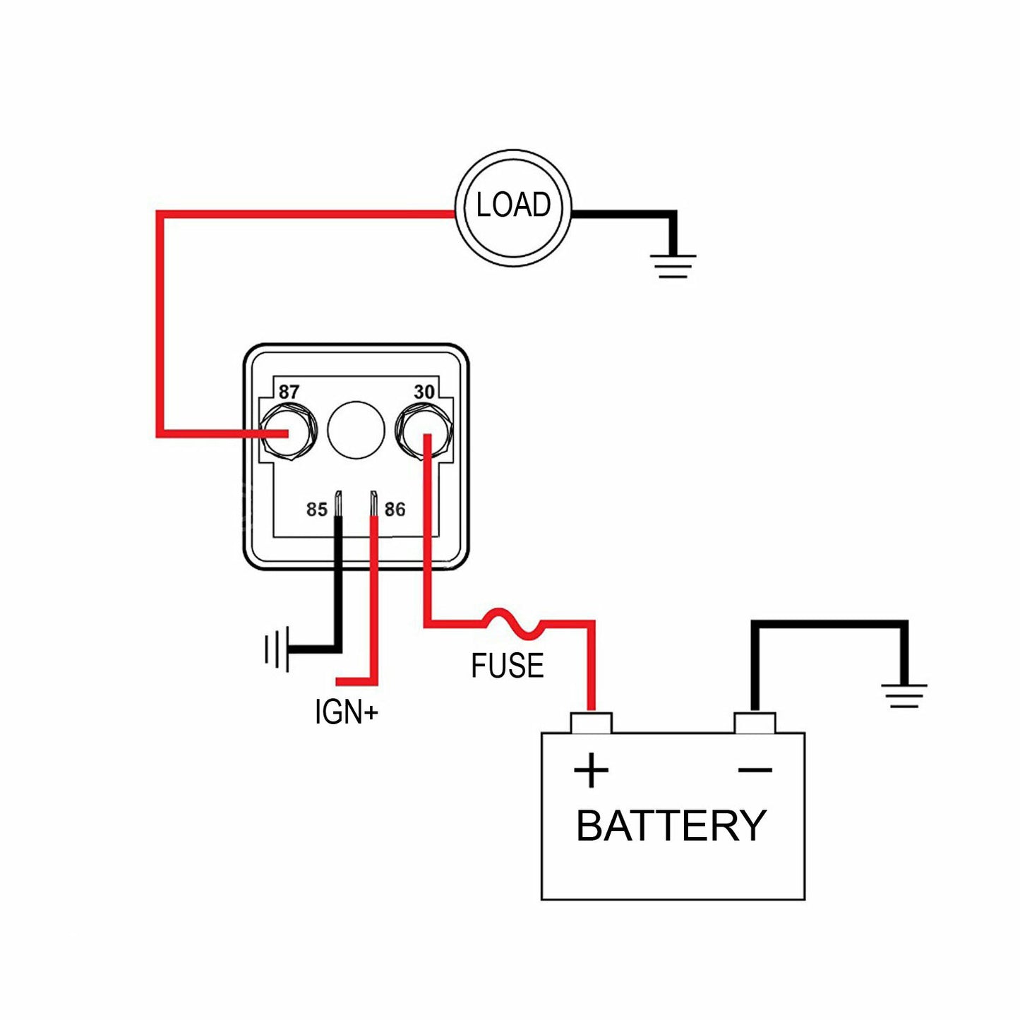 Solenoid Isolator 12V Relay 100A Automotive Switch ABR-SIDEWINDER Dual Battery