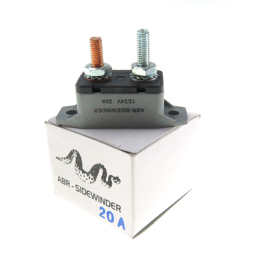 AUTO RESET CIRCUIT BREAKER 20A FUSE DUAL BATTERY SYSTEMS 12V 24V