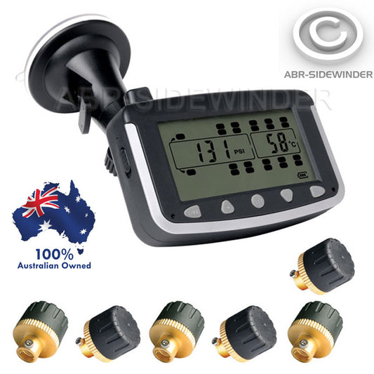 TPMS TYRE PRESSURE MONITORING SYSTEM CAR 4WD CARAVAN 8 SENSORS 12V 24V NEW MODEL