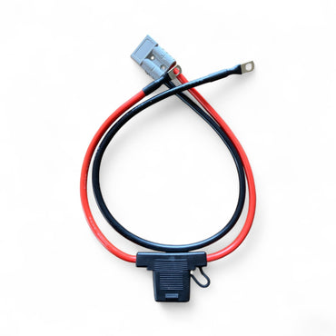 Maxi Fuse Holder Silicone Cable- 6B&S/ 6AWG Black & Red with 50Amp Anderson