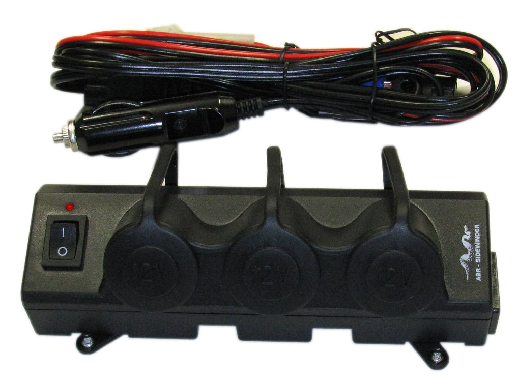 12V POWER SOCKET - CIGAR SOCKET SIZE - 3 OUTLET, FRIDGE LED ETC - LIGHTER SOCKET