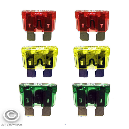 STANDARD AUTOMOTIVE FUSE SET 2X10A 2X20A 2X30A