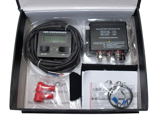 DUAL BATTERY MANAGEMENT SYSTEM 140A WITH MONITOR BONUS COOLER + FREE POSTAGE