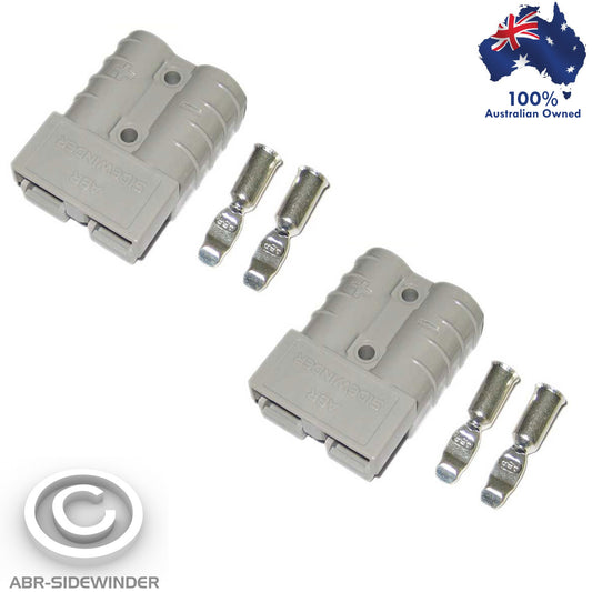 2X ANDERSON PLUGS 50 AMP 'GREY'