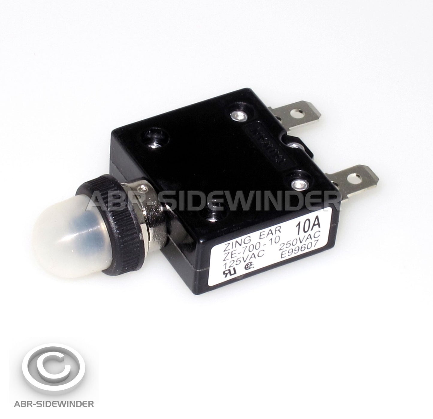 10A PUSH RESET CIRCUIT BREAKER 12V 24V with cover