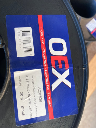 7M ANDERSON PLUG Wire -100 AMP 2 CORE CABLE -8 B&S TWIN CORE 8 awg 8 MM2