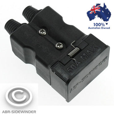 ANDERSON PLUG KIT 50A / 7m SILICONE CABLE RED / 600MM BLACK 6AWG 6 B&S 13.56MM2