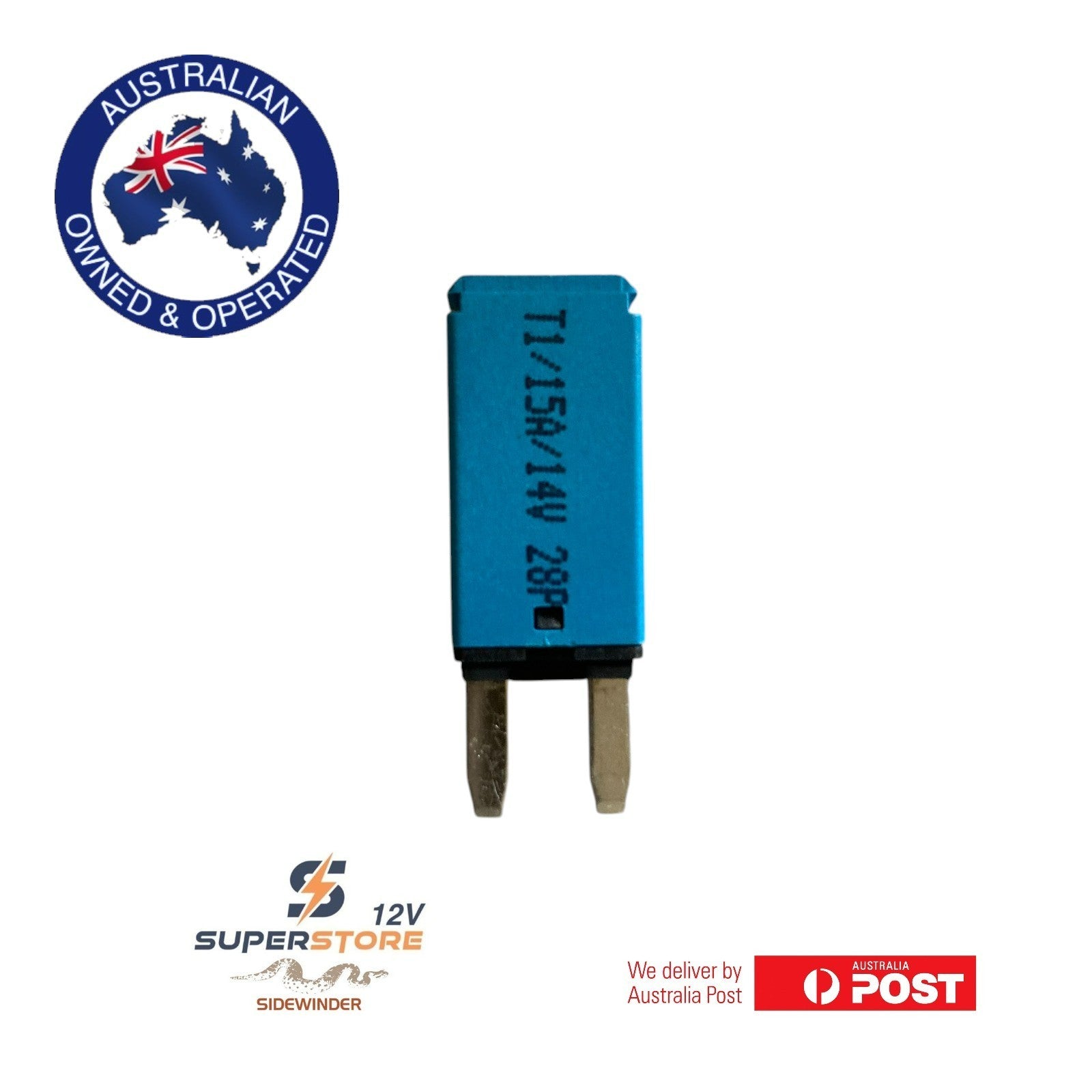 E71 Mini automatic reset circuit breaker 15A Fuse Caravan 4x4 Marine Battery