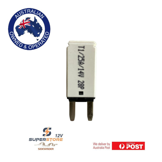 E71 Mini automatic reset circuit breaker 25A Fuse Caravan 4x4 Marine Battery