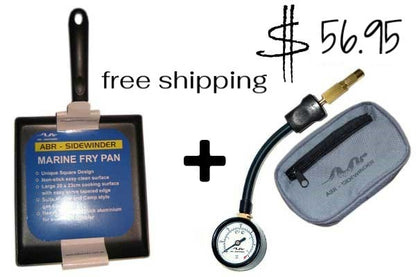 4WD OFF ROAD Tyre Gauge Tire Gauge Deflator 4x4 plus sqaure fry Pan Caravan XMAS