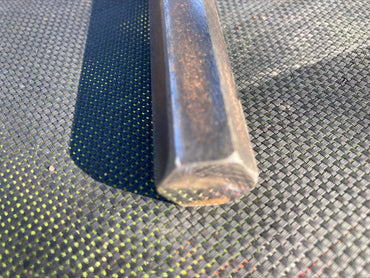 17.46mm 11/16" Bright Mild Steel HEX bar 12" long