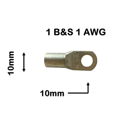 DUAL BATTERY SYSTEM LUGS 1 B&S  10mm EYE ABR SIDEWINDER SC50-10