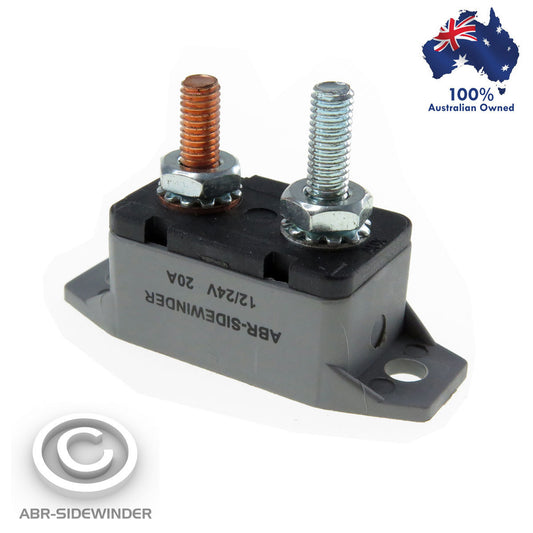 20A 30A 50A AUTO RESET BREAKER FRIDGE DUAL BATTERY SYSTEM INVERTER 4WD 