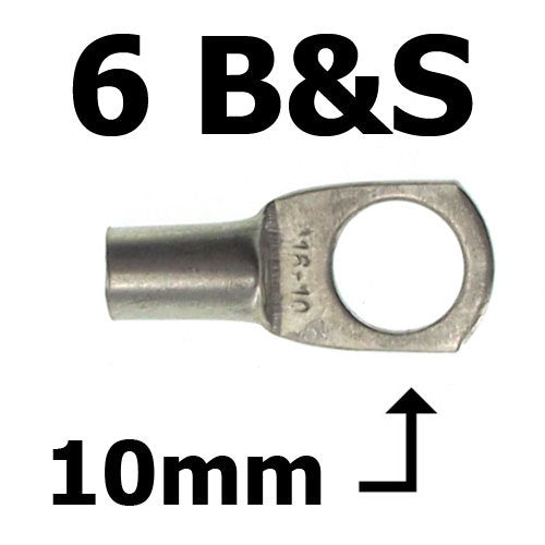DUAL BATTERY SYSTEM LUGS 6 B&S  10mm EYE ABR SIDEWINDER SC16-10
