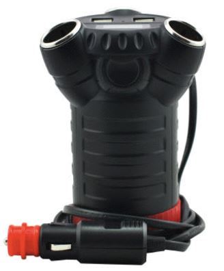 CUP HOLDER USB CHARGER 12V 24V USB 5V 5A  iPad iPhone Samsung Tablet  4 PORTS