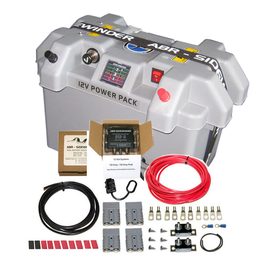 DUAL BATTERY SYSTEM FOR CARAVAN OR TRAILER NOW WITH LONGER CABLE AND MORE PARTS
