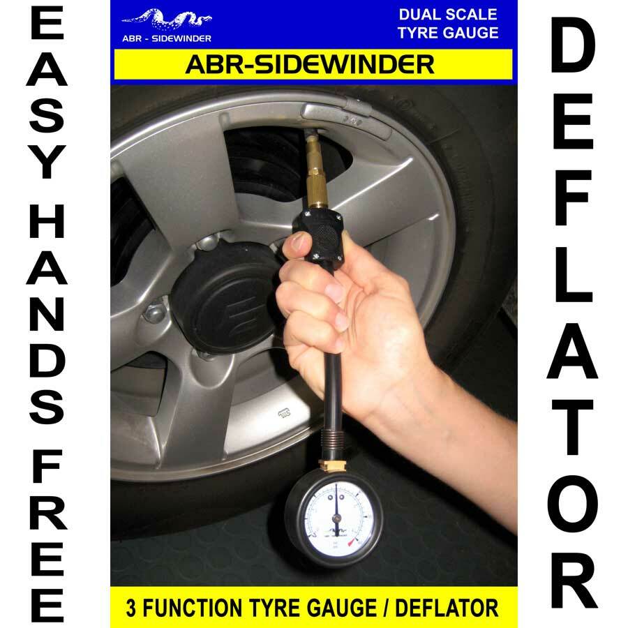 4WD OFF ROAD Tyre Gauge Tire Gauge Deflator 4x4 plus sqaure fry Pan Caravan XMAS