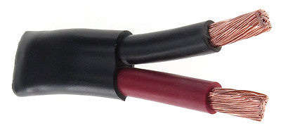 DUAL BATTERY & ANDERSON PLUG WIRE - 100AMP 2 CORE CABLE - 8 B&S TWIN CORE 8MM2
