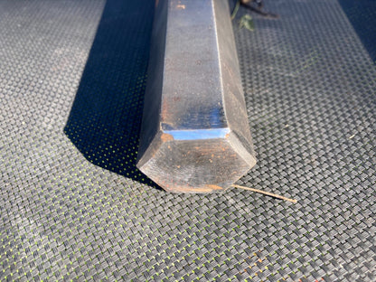 25.4mm (1") Bright Mild Steel HEX bar