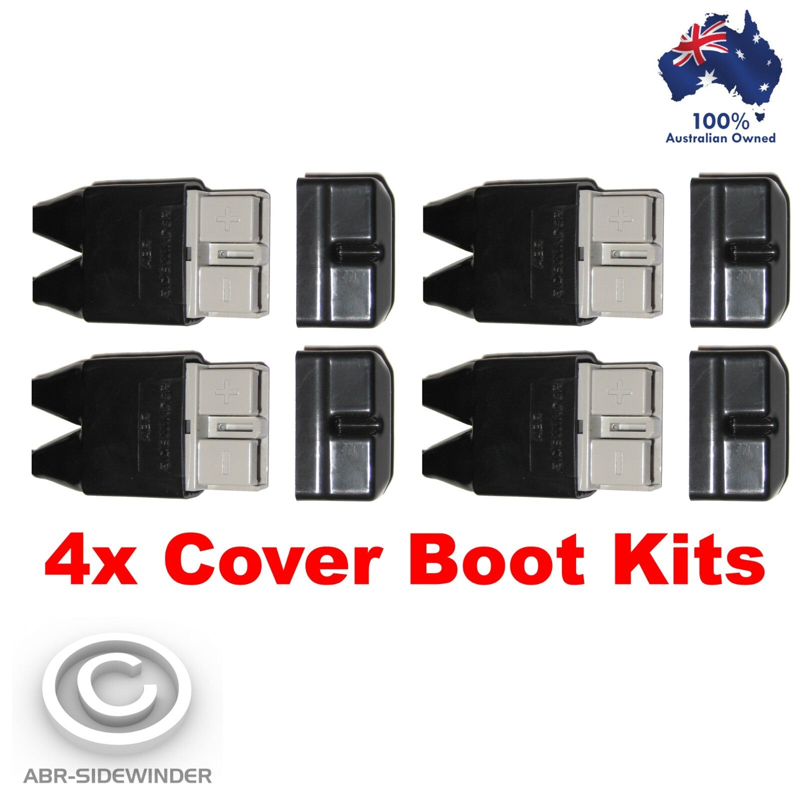 4X ANDERSON PLUG COVER SETS FOR 50 AMP PLUGS BOOT KIT DUST COVERS
