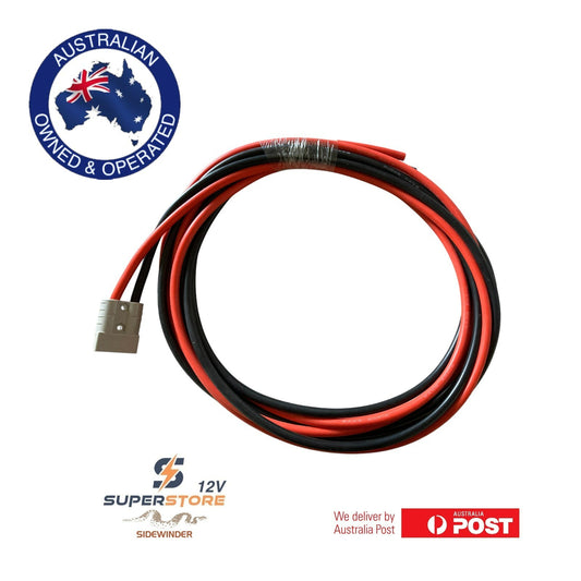 6M Silicone Dual Battery & Anderson Plug Wire - 6 B&S 6AWG - RED & Black