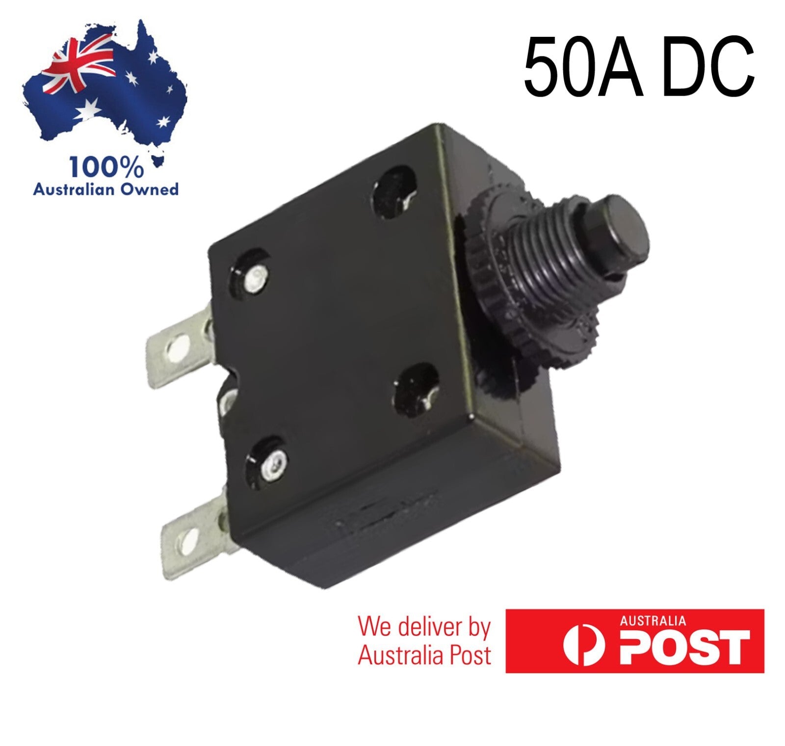 50A PUSH RESET CIRCUIT BREAKER 12V 24V