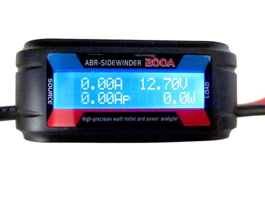 DUAL BATTERY SOLAR POWER METER AMP AND DATA LOGGER 200A POWER METER 130A 150A