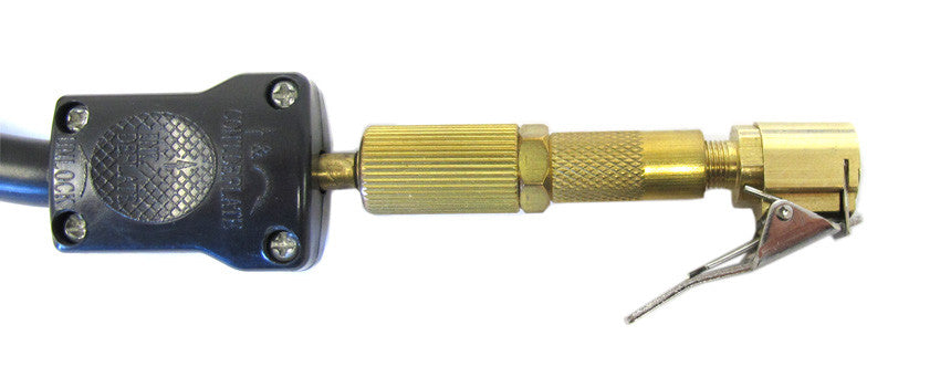 12v Car Air Compressor Inflator Valve Quick Clip Connector Brass Screw-in