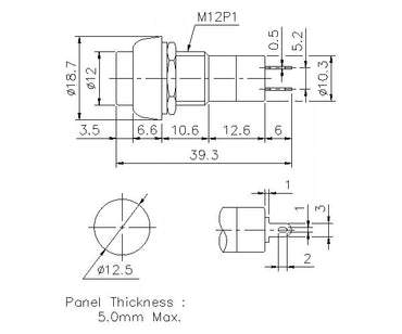 DUAL BATTERY JUMP START PUSH BUTTON FOR ISOLATORS - ABR