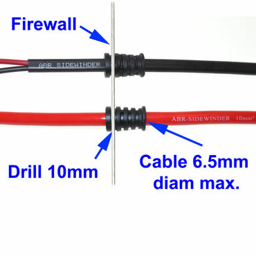 FIREWALL GROMMET UHF CABLE ANTENNA SIZE