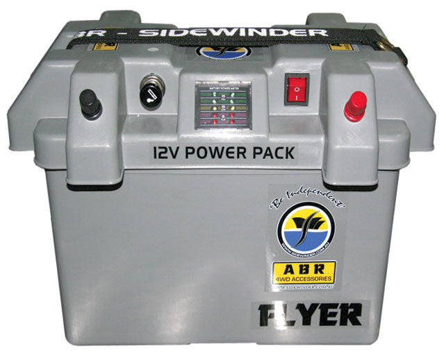 Lithium Battery Power Box suits up to 100ah 120ah 125ah 135ah with charge cable