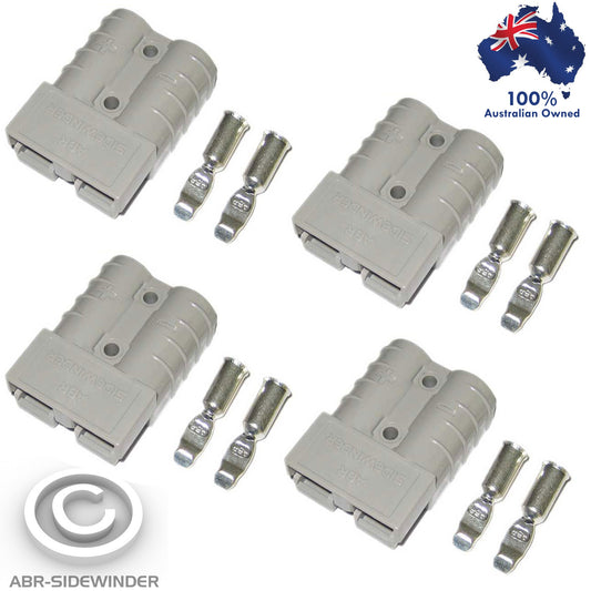 4X ANDERSON PLUGS 50 AMP 'GREY'