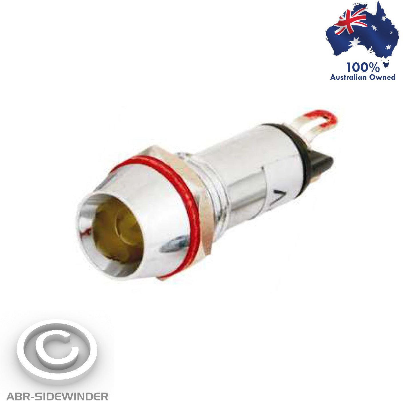 DUAL BATTERY ISOLATOR 12V LED PILOT WARNING DASH PANEL INDICATOR LIGHT  - ABR