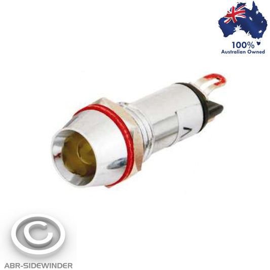 DUAL BATTERY ISOLATOR 12V LED PILOT WARNING DASH PANEL INDICATOR LIGHT  - ABR