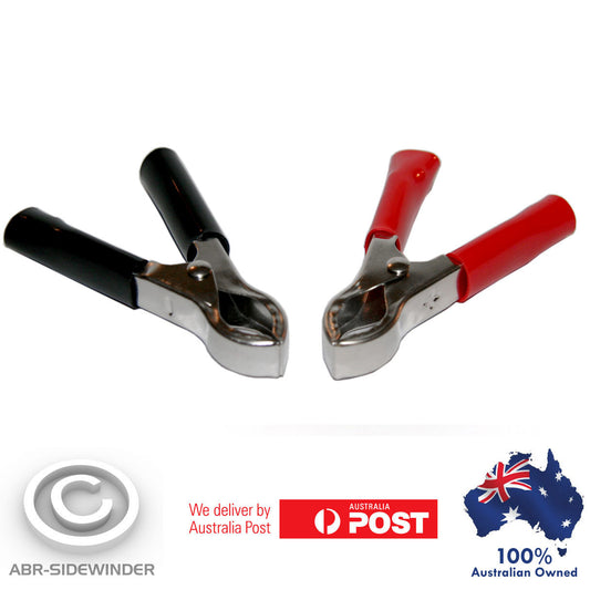 BATTERY TEST CLIPS CLAMPS FOR INVERTERS PORTABLE SOLAR PANELS AND CHARGERS