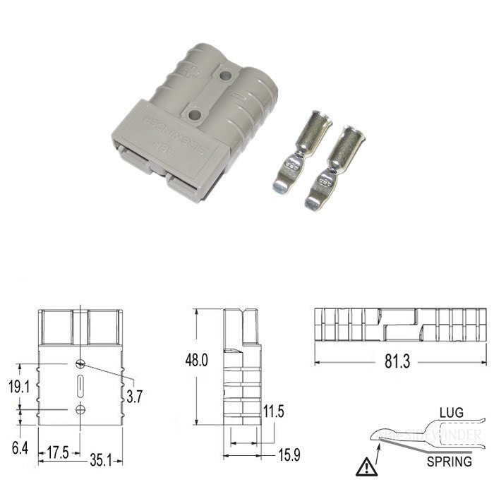 12V/24V Solar Panel Charge Controller auto 2 USB Battery + 8 AWG AUS Made Twin C