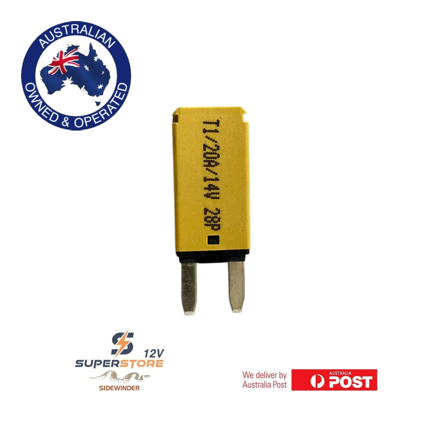 E71 Mini automatic reset circuit breaker 20A Fuse Caravan 4x4 Marine Battery