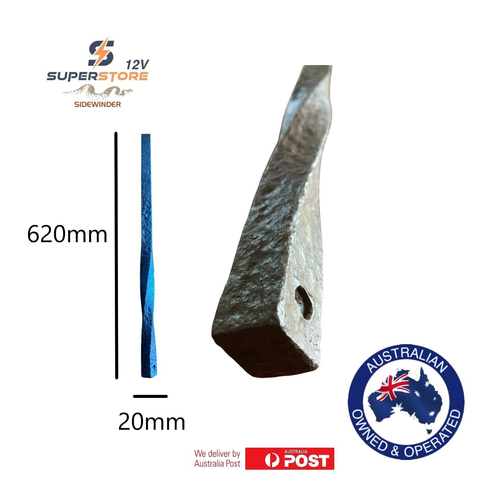 620mm Twisted Steel Bar Decorative