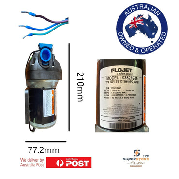 Flojet Pump 230V 50/60HZ 45PSI MAX Clearing sale stock no instructions